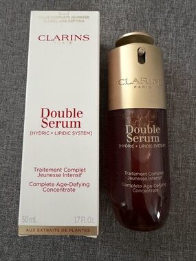Clarins Double Serum - 50 ml - Authenticated Batch Code